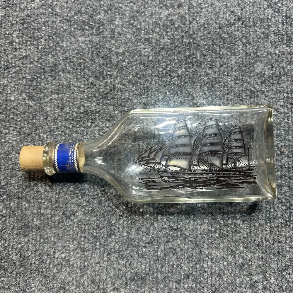 Vintage Avon Captain's Pride Oland Aftershave Empty Bottle with Stand in Box